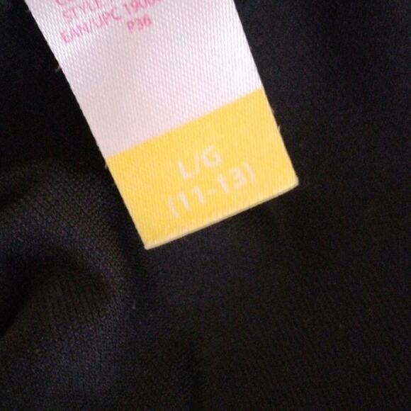 Crochet Eyelet Lace Bikini Sz L BLACK Triangle Bathing Suit Spaghetti Straps NEW - Picture 10 of 12